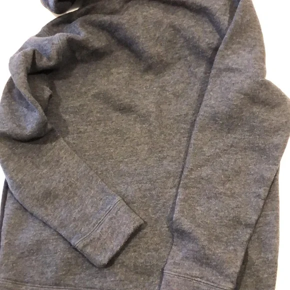 Grey and black Medium jacket with hoodie and pockets - Picture 4 of 4